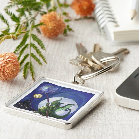 Dragon Watch Art Schlüsselanhänger (Seite)