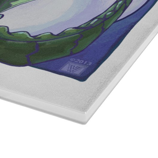 Dragon Watch Art Schneidebrett (Ecke)