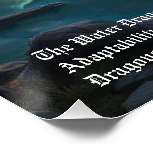 Dragon Water Poster (Ecke)