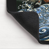 Dragon & Water Spirit Kuniyoshi Japanisch Bildende Mousepad (Ecke)