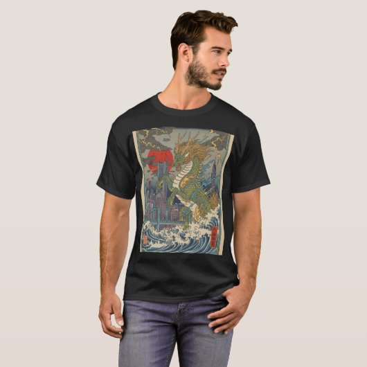 Dragon Waves T-Shirt (Vorne ganz)
