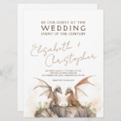 Dragon Wedding Einladung (Vorne/Hinten)