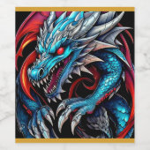 Dragon Weinetikett (Einzelnes Label)