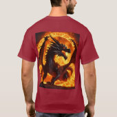 Dragon Whispers: Sammlung mystischer T - Shirt (Rückseite)