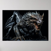 Dragon Wild Beast Portrait Fierce Power Poster (Vorne)