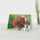 Dragon Wing Begonia Karte (Vorderseite)