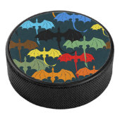 Dragon Wing Blue Flight Fantasy Eishockey Puck (3/4)