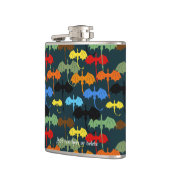 Dragon Wing Blue Flight Fantasy Flachmann (Links)