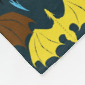 Dragon Wing Blue Flight Fantasy Fleecedecke (Ecke)