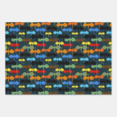 Dragon Wing Blue Flight Fantasy Geschenkpapier Set (Vorderseite 3)