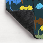 Dragon Wing Blue Flight Fantasy Mousepad (Ecke)