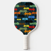 Dragon Wing Blue Flight Fantasy Pickleball Schläger (Vorderseite)