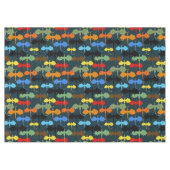 Dragon Wing Blue Flight Fantasy Tischdecke (Vorderseite (Horizontal))
