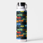 Dragon Wing Blue Flight Fantasy Trinkflasche (Rückseite)