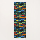 Dragon Wing Blue Flight Fantasy Yogamatte (Rückseite)