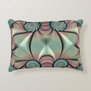 ~DRAGON WINGS Green Pink ~ Fraktal Design ~ Dekokissen