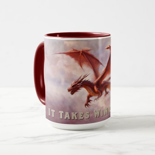 Dragon Wings - Tasse (Vorderseite Links)