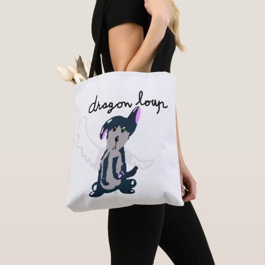 Dragon-Wolf-Tasche Tasche (Von Nahem)