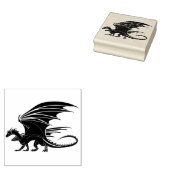 Dragon Wood Art Briefmarke Gummistempel (Stempel)