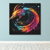 Dragon world  leinwanddruck (Insitu (Holzboden))