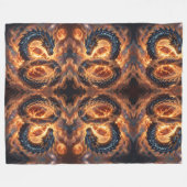 Dragon World – The Realm of Fire and Magic´4 Fleecedecke (Vorderseite (Horizontal))