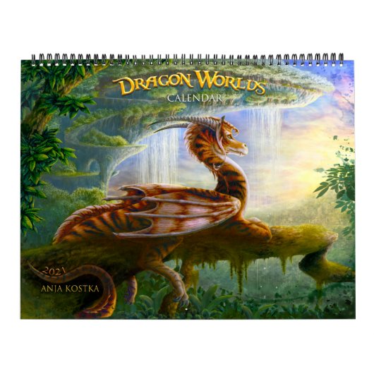 Dragon Worlds Calendar 2021 Kalender (Titelbild)