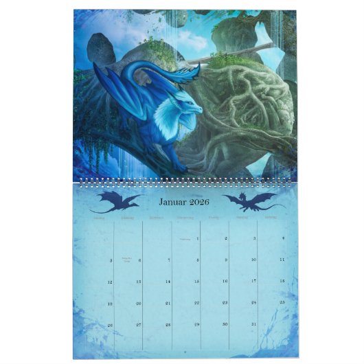 Dragon Worlds Calendar 2021 Kalender (Jan 2026)