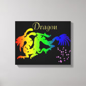Dragon Wrapped Canvas Leinwanddruck (Vorderseite)