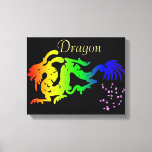Dragon Wrapped Canvas Leinwanddruck