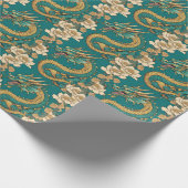 Dragon Wrapping Paper Geschenkpapier (Ecke)