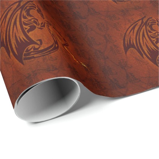 Dragon Wrapping Paper Geschenkpapier (Rolleneckpunkt)