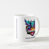 Dragon X Old School Pickleball-Mütze Kaffeetasse (VorderseiteRechts)