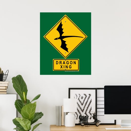 Dragon XING Poster (Heimbüro)
