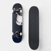 Dragon Xl Spacecraft nähert sich einem Lunar Gatew Skateboard (Vorderseite)