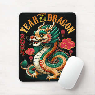 Dragon Year 2024 Embrace Lunar New Year Prosperity Mousepad