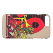 Dragon Yin Yang iPhone 7 Selten dort Case-Mate iPhone Hülle (Rückseite (Horizontal))