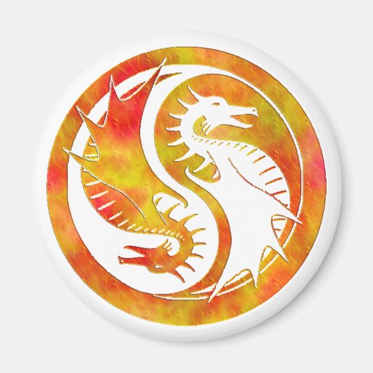 Dragon Yin Yang Magnet (Vorne)