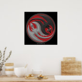 Dragon Yin-Yang Poster (Küche)
