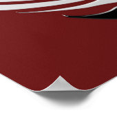 Dragon Yin Yang Print Poster (Ecke)