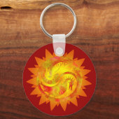 Dragon Yin Yang Schlüsselanhänger (Vorderseite)