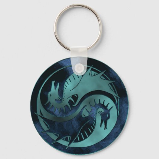 Dragon Yin Yang Schlüsselanhänger (Vorderseite)