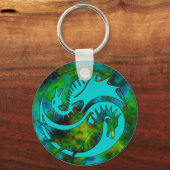 Dragon Yin Yang Schlüsselanhänger (Vorderseite)