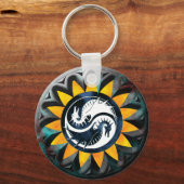 Dragon Yin Yang Schlüsselanhänger (Vorderseite)