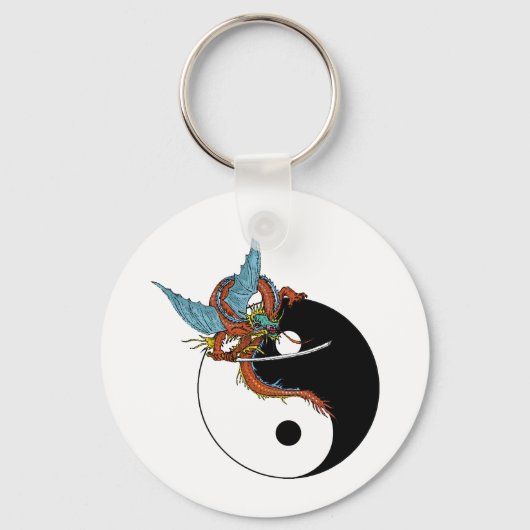 Dragon Ying Yang Schlüsselanhänger (Vorderseite)