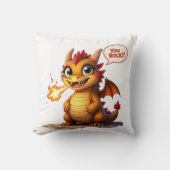 Dragon You Rock Kissen (Vorderseite)