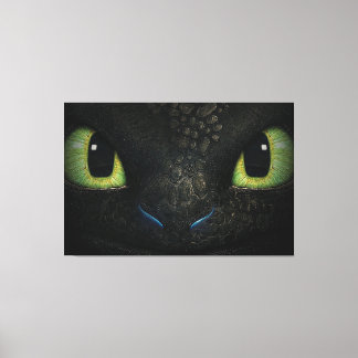 Dragon zahnlose Premium Wrapped Canvas (Gloss) Leinwanddruck