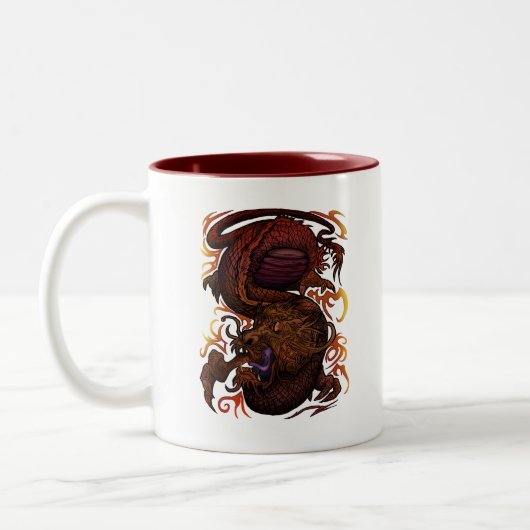 Dragon Zweifarbige Tasse (Links)