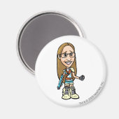 Dragona Terror Mountain Staff Player Magnet (Vorderseite/Rückseite)