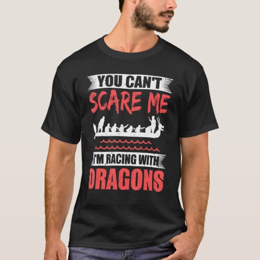 Dragonboat Crew & Paddling and Dragon Boat Racing T-Shirt (Vorderseite)