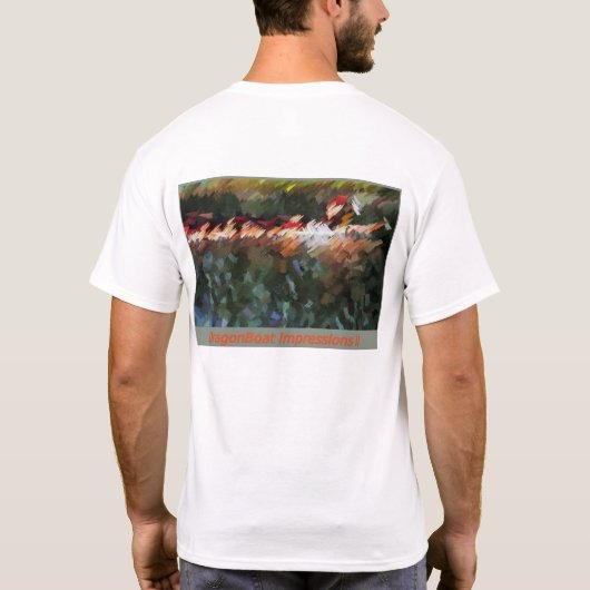 Dragonboat Eindrücke T-Shirt (Rückseite)